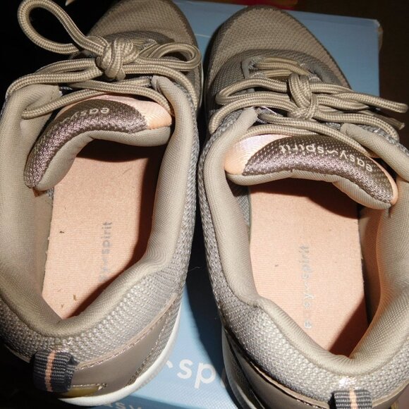 9.5m easy spirit ROMY17 BEIGE SNEAKERS - Picture 5 of 12